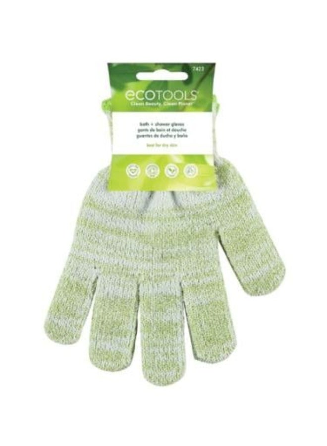 Body Exfoliating and Cleaning Bath Gloves 1 Pair